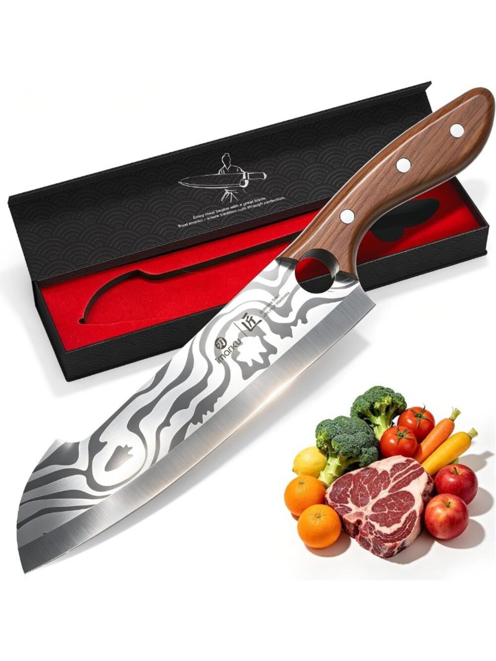 8.4" Pro Chef Knife - Japanese Ultra Sharp High Carbon Stainless Steel Kitchen